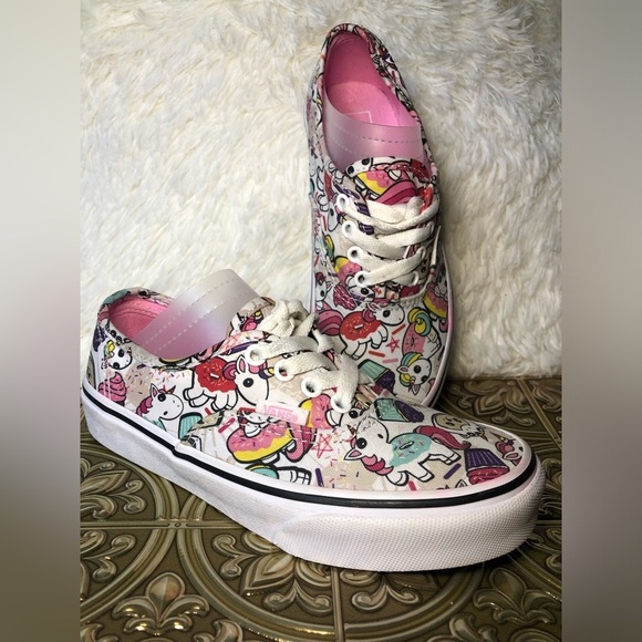 Vans Unicorn Print Kids Sneakers size 2 - Picture 15 of 16